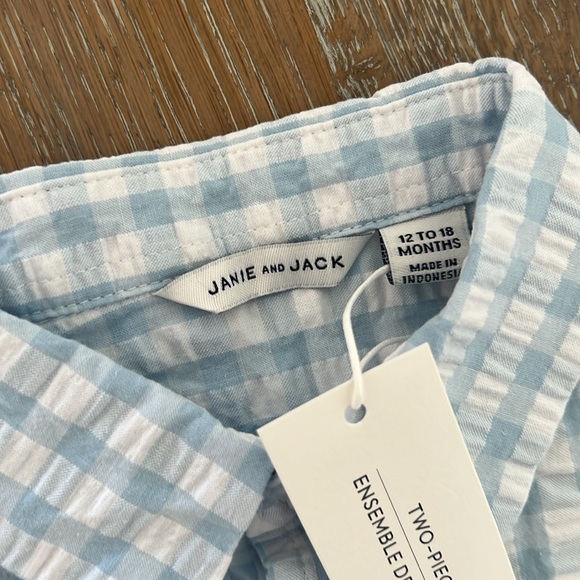 Brand new with tags Janie and jack 2 piece short outfit - Picture 2 of 7